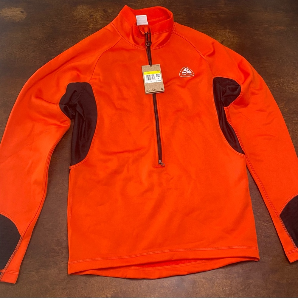 Nike Men's Performance Jacket in Orange and Black
